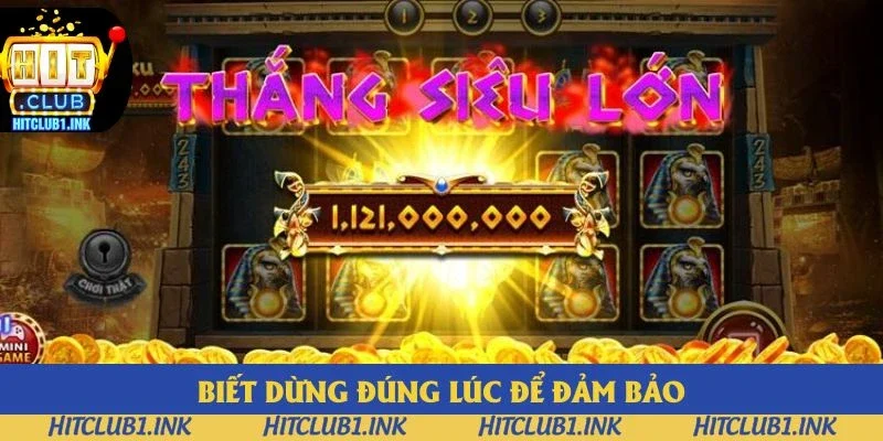 Biết dừng đúng lúc để đảm bảo an toàn cho ví tiền Biết dừng đúng lúc để đảm bảo an toàn cho ví tiền